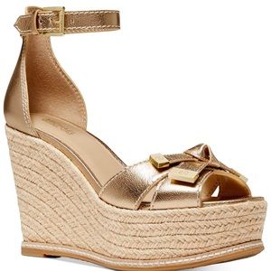 Michael kors wedge sandals 7.5 new